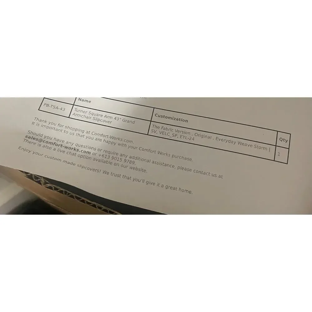 Comfort Works Slipcover